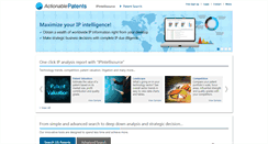 Desktop Screenshot of actionablepatents.com